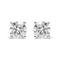 Lab Created IGI 14K White Gold 5.00 Cttw Lab Grown Diamond Stud Earring
