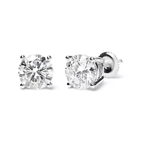 Lab Created IGI 14K White Gold 5.00 Cttw Lab Grown Diamond Stud Earring