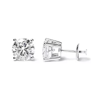 Lab Created IGI 14K White Gold 5.00 Cttw Lab Grown Diamond Stud Earring