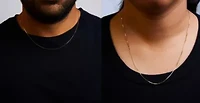 Solid 14K Yellow Gold 0.75mm Classic Box Chain Necklace