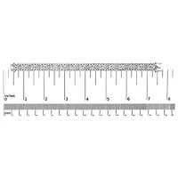 18K White Gold 3 3/4 Cttw Diamond Art Deco Link Bracelet