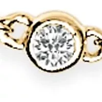 14K Yellow Gold Alternating Green Emerald and Diamond Bezel Station Chain Bracelet