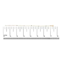 14K Yellow Gold Alternating Green Emerald and Diamond Bezel Station Chain Bracelet