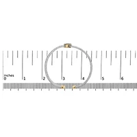 18K Yellow Gold over Silver Diamond Accent Dragonfly Medallion Bangle Bracelet