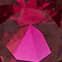 Lab Created Silver 7X7MM Created Red Ruby Solitaire Bangle Bracelet