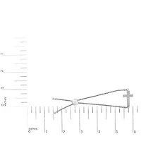 .925 Sterling Silver Diamond Accent Cross Bolo Bracelet