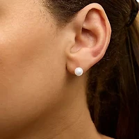 14k Gold 5-5.5MM Cultured Freshwater Pearl Solitaire Stud Earrings