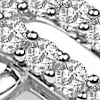 .925 Sterling Silver 1/2 Cttw Diamond Double Wave Bolo Bracelet