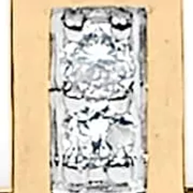 Men's 14K Yellow Gold over Silver 2.0 Cttw Black Diamond Link Bracelet