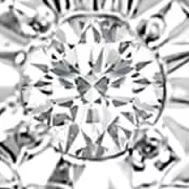 10K Yellow Gold Plated .925 Sterling Silver 1/4 Cttw Diamond Textured Halo Stud Earrings