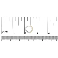 Two Tone Silver 1/2 Cttw Diamond Square Box Huggie Hoop Earrings