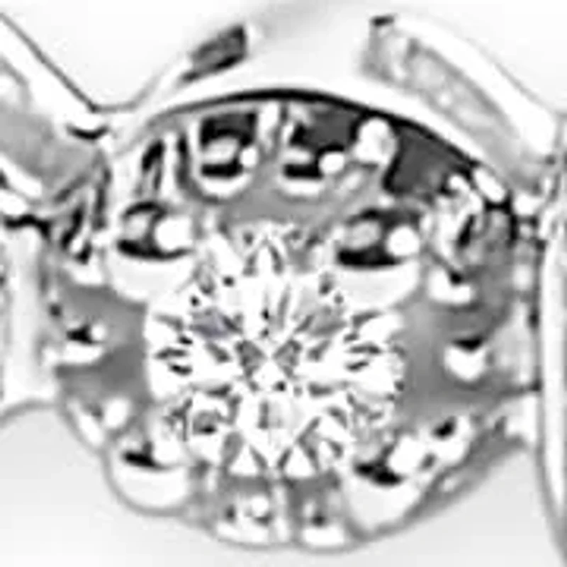 Lab Created Silver Created Blue Sapphire and White Sapphire Bolo Bracelet