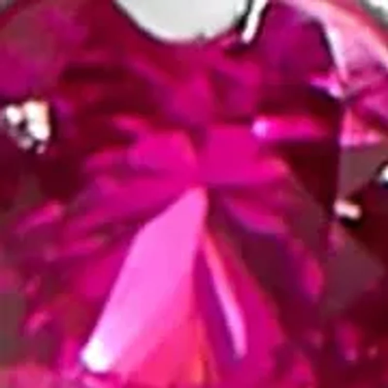 Lab Created Silver Alternating Created Red Ruby and Opal Circle Pendant Necklace