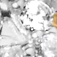 10k Yellow and White Gold 1/2 Cttw Diamond Bypass Triple Leaf Ring