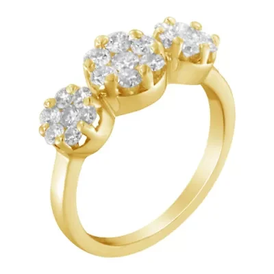 14K Yellow Gold 1-1/4 Cttw Diamond Engagement or Fashion Ring