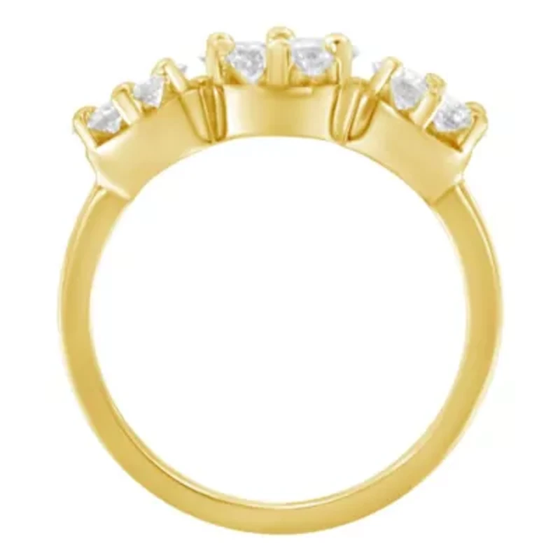 14K Yellow Gold 1-1/4 Cttw Diamond Engagement or Fashion Ring