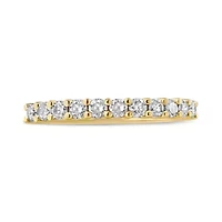 IGI Certified 1/2 Cttw Diamond 10K Yellow Gold Wedding Ring