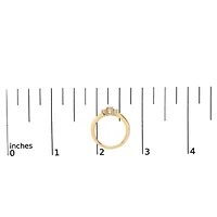 10K 1/2 Cttw Diamond Three Stone Ring