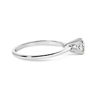 Lab Created 14K White Gold 1/2 Cttw Diamond Solitaire Engagement Ring