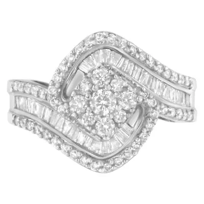 14K White Gold 1.0 Cttw Diamond Engagement or Fashion Ring