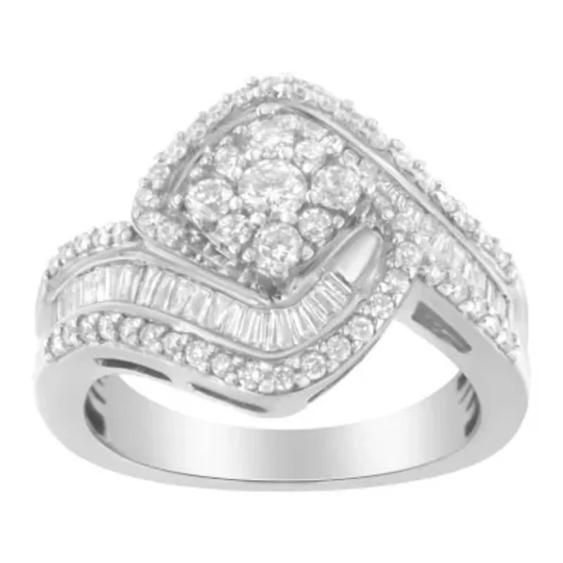 14K White Gold 1.0 Cttw Diamond Engagement or Fashion Ring