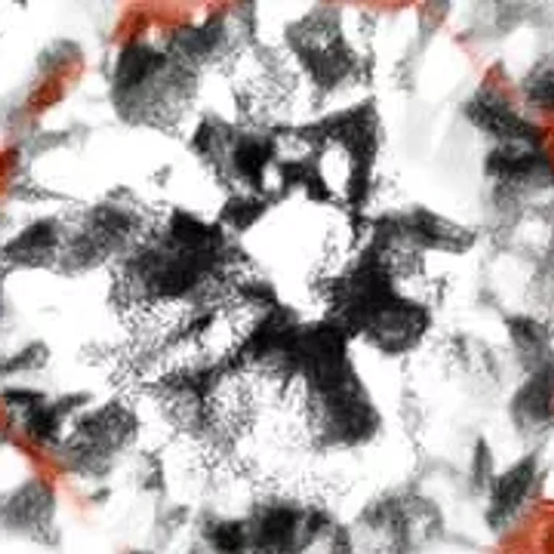 Silver 1/2 Cttw Diamond Halo Cluster Split Shank Cocktail Ring