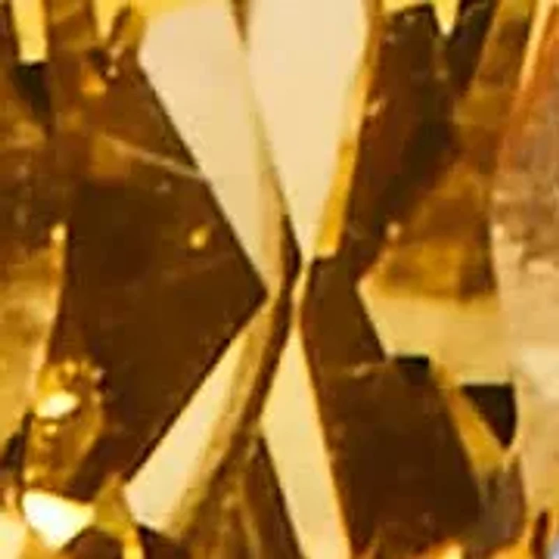 Silver Onyx, Citrine and Diamond Accent Fleur De Lis Ring