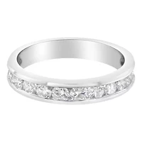 IGI Certified 1.0 Cttw Diamond 18K White Gold Wedding Ring