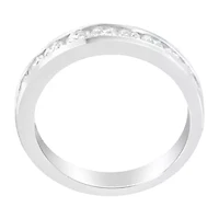 IGI Certified 1.0 Cttw Diamond 18K White Gold Wedding Ring