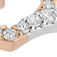 Silver 1/5 Cttw Round-Cut Diamond Open Heart Promise Ring