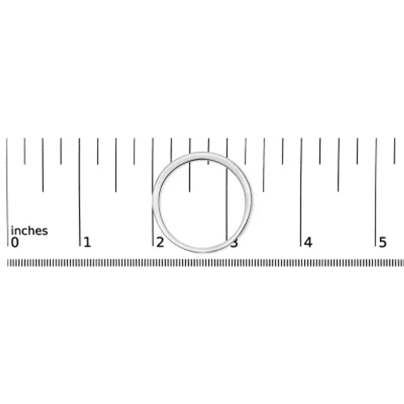 IGI Certified 1/2 Cttw Diamond 18K White Gold Wedding Band Ring