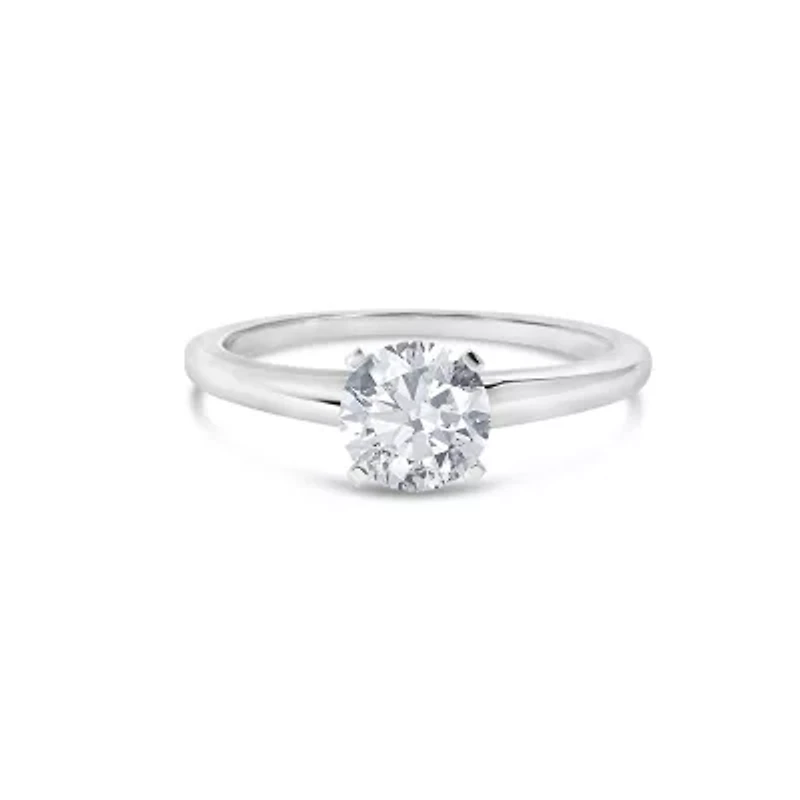 Lab Created 14K White Gold 1.0 Cttw Grown Diamond Engagement Ring