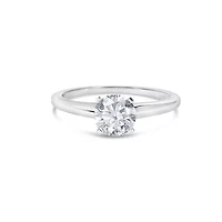 Lab Created 14K White Gold 1.0 Cttw Grown Diamond Engagement Ring