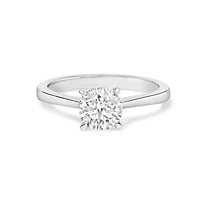 Lab Created 14K White Gold 1.0 Cttw Grown Diamond Engagement Ring