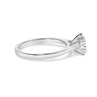 Lab Created 14K White Gold 1.0 Cttw Grown Diamond Engagement Ring