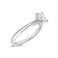 Lab Created 14K White Gold 1.0 Cttw Grown Diamond Engagement Ring