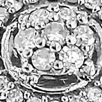 Silver 1/3 Cttw Diamond 7 Stone Engagement Ring and Wedding Band Set