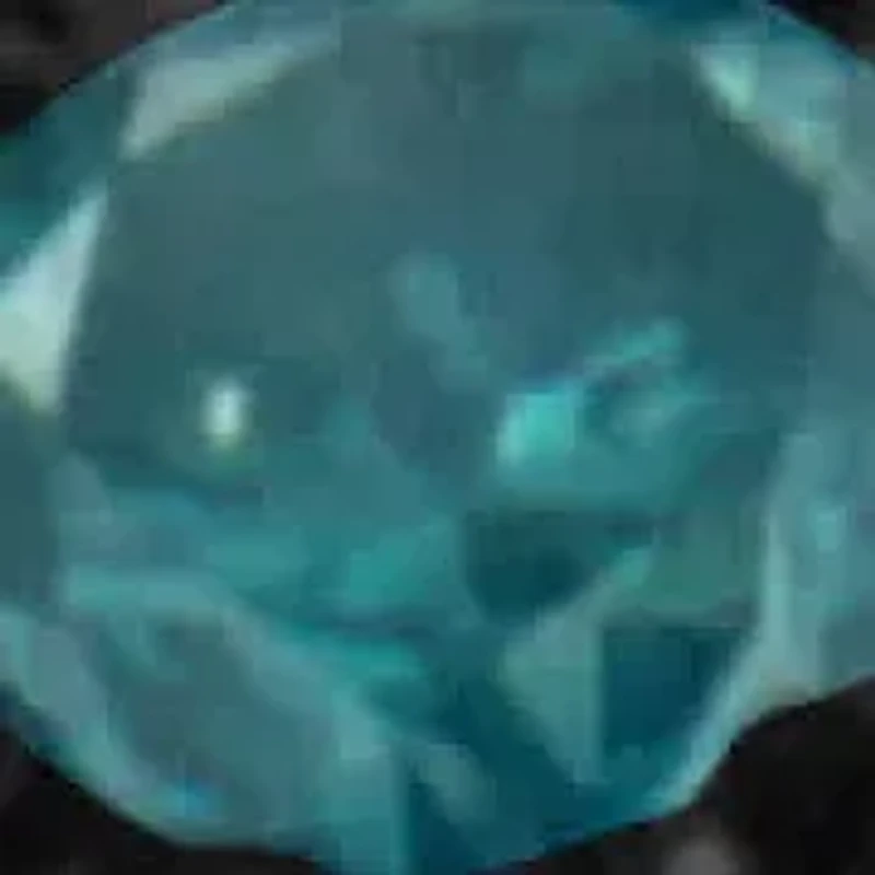 Silver Treated Blue Diamond Engagement Ring