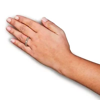 Silver 2.0 Cttw Diamond 10 Stone Anniversary Band Ring