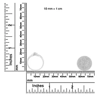 10K White Gold Diamond Promise Ring