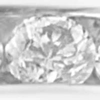 18K White Gold 1/4 Cttw Diamond 11 Stone Wedding Band Ring