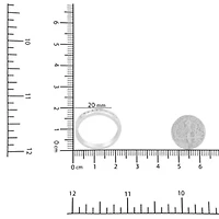 18K White Gold 1/4 Cttw Diamond 11 Stone Wedding Band Ring