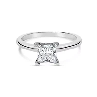 Lab Created 14K White Gold 1.0 Cttw Lab-Grown Diamond Engagement Ring