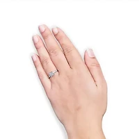 Lab Created 14K White Gold 1.0 Cttw Lab-Grown Diamond Engagement Ring