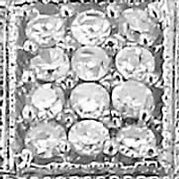 Silver 1/2 Cttw Round Diamond Cluster Cushion Ring