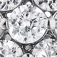 10K White Gold 2 1/2 Cttw Diamond 3 Row Band Ring