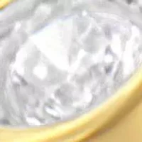 14K Yellow Gold Plated .925 Sterling Silver Miracle Set Diamond Ring