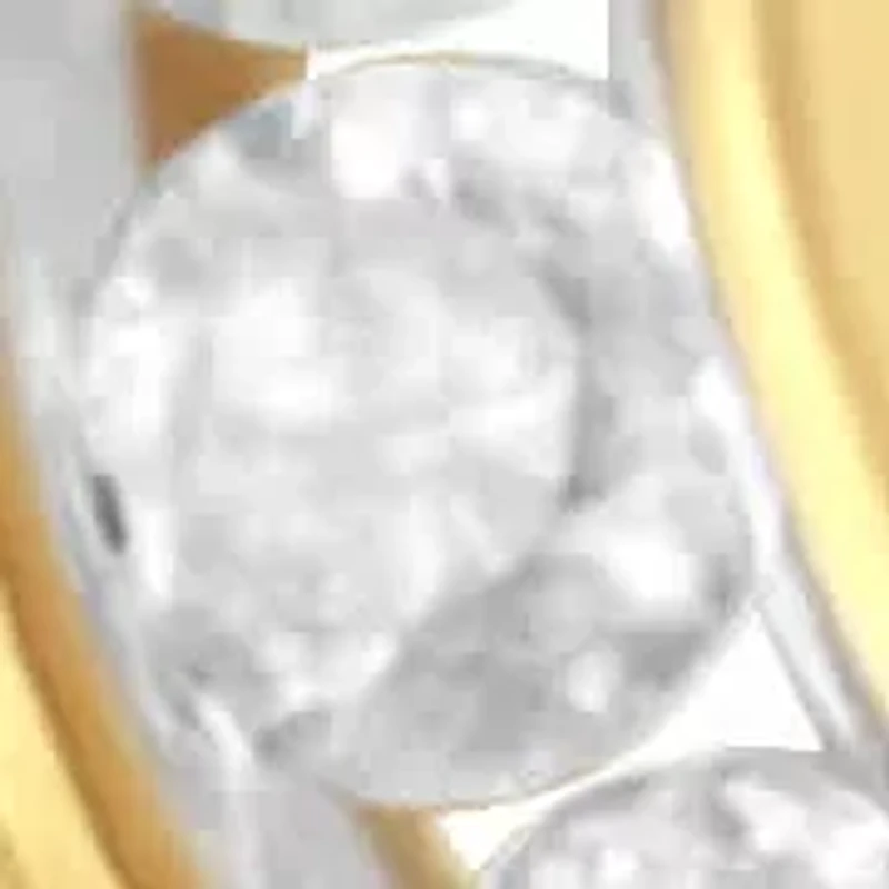 10K Yellow Gold 3/4 Cttw Diamond Double Shank Bypass Ring