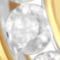 10K Yellow Gold 3/4 Cttw Diamond Double Shank Bypass Ring