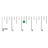 14K Gold 5MM Heart Cut Gemstone Solitaire Stud Earrings